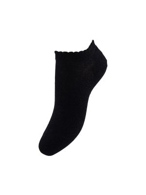 Nizke nogavice Pieces črna