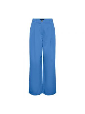 Pantalon large large Pieces bleu