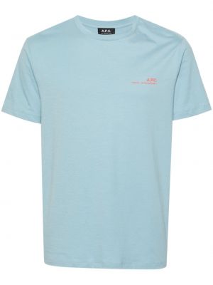 Βαμβακερή μπλούζα με σχέδιο A.p.c.