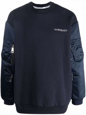 Trykt sweatshirt Khrisjoy blå