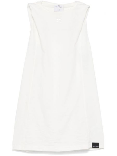 Tanktop med hætte Courreges hvid