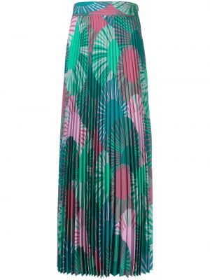Sukně s potiskem s abstraktním vzorem Ba&sh zelené