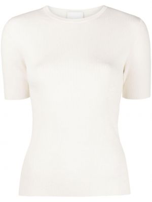 T-shirt avec manches courtes Allude blanc