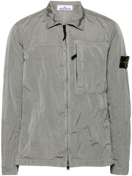 Uzun ceket Stone Island gri