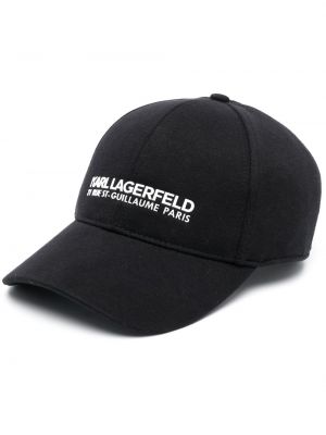 Șapcă cu imagine Karl Lagerfeld negru