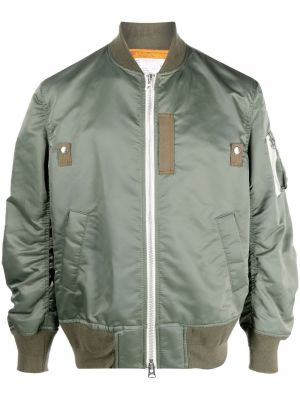 Blouson bomber Sacai vert