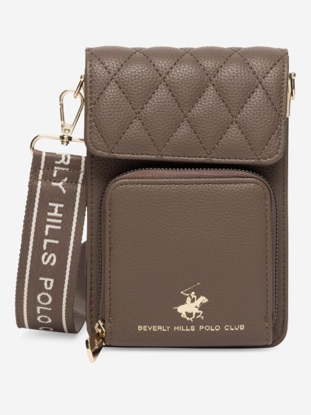 Чанта през рамо Beverly Hills Polo Club кафяво
