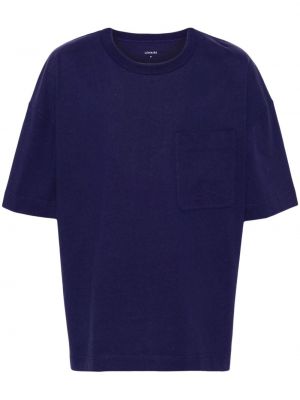 Džerzej tričko s vreckami Lemaire modrá