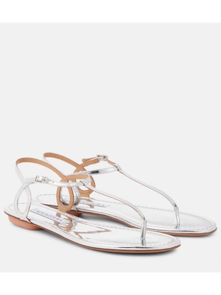 Stringtrusser Aquazzura sølv