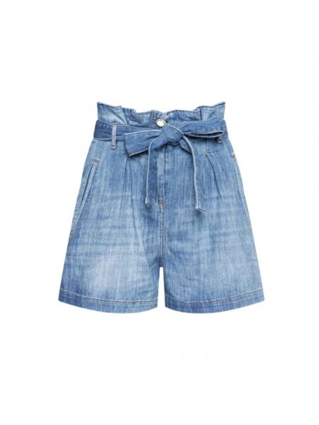 Jeans shorts mit schleife Liu Jo blau