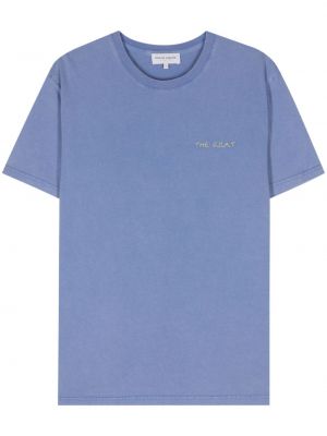 Tričko s výšivkou Maison Labiche modré