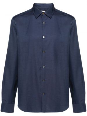Košeľa na gombíky Paul Smith modrá