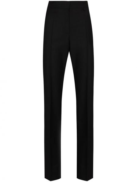 Pantalones de cintura alta Givenchy negro