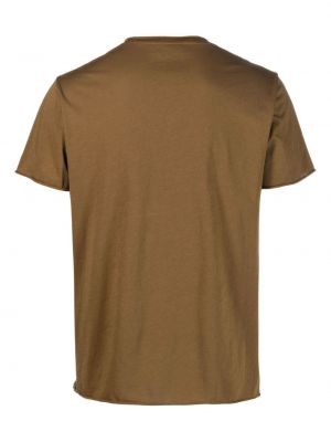 T-shirt avec manches courtes Filippa K marron