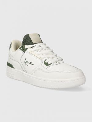 Sneakersy skórzane Karl Kani białe