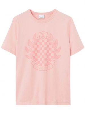 T-shirt en coton Burberry rose