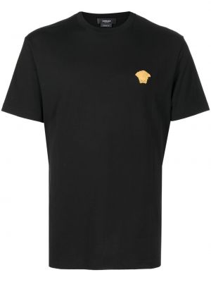 Brodert t-skjorte Versace svart