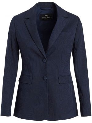 Blazer i jacquard Etro blå