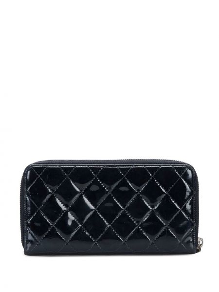 Pikowany portfel na zamek Chanel Pre-owned