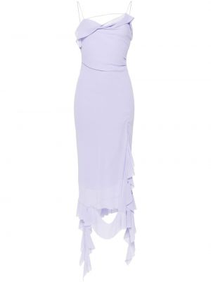 Midi suknele Acne Studios violetinė