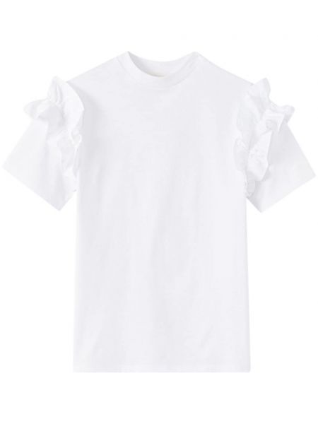 T-shirt à volants Destree blanc