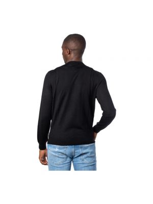 Jersey de lana de tela jersey Armani Exchange negro