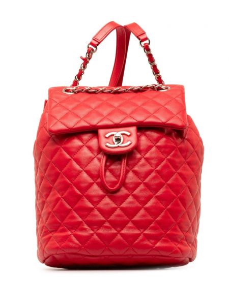 Sac à dos urbain Chanel Pre-owned rouge