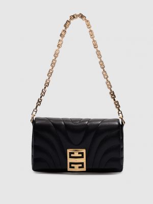 Черная кожаная сумка через плечо Givenchy