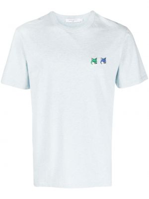 T-shirt Maison Kitsuné blå