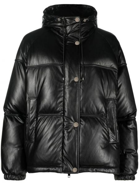 Huva quiltad jacka Moncler svart