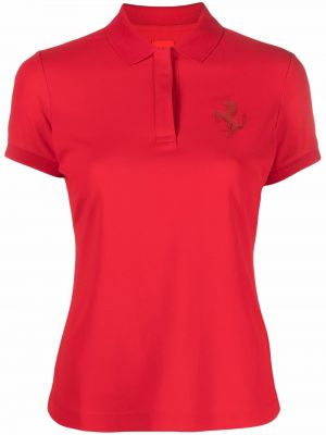 T-shirt aus baumwoll mit print Ferrari rot