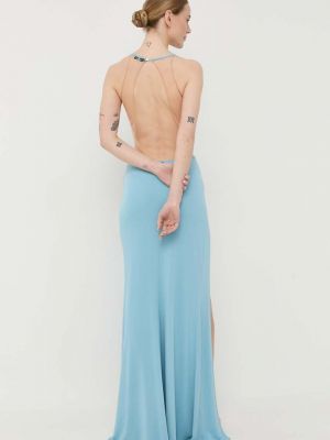 Dlouhé šaty Elisabetta Franchi modré
