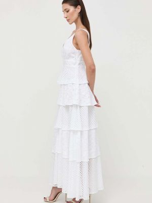 Памучна рокля Silvian Heach бяло