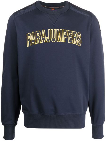 Brodert sweatshirt Parajumpers blå