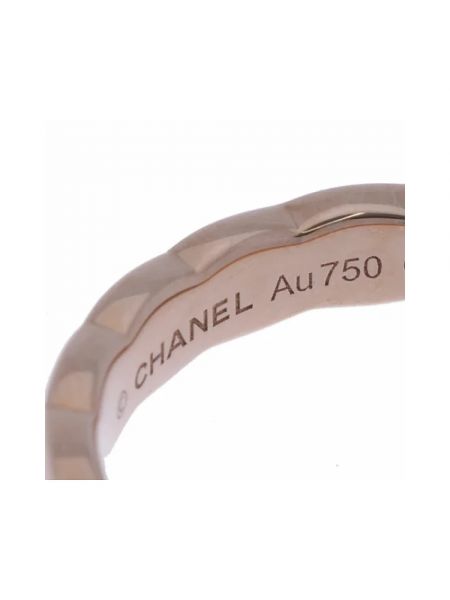 Anillo de oro rosa Chanel Vintage