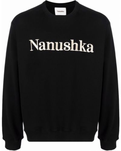 Sweatshirt mit stickerei Nanushka schwarz