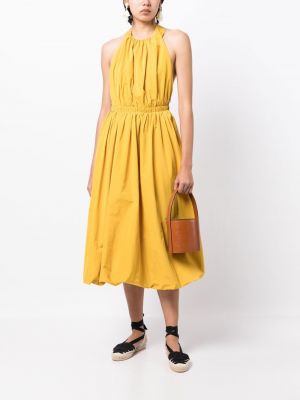 Plisované šaty Ulla Johnson žluté