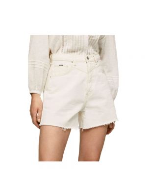 Shorts en jean Pepe Jeans blanc