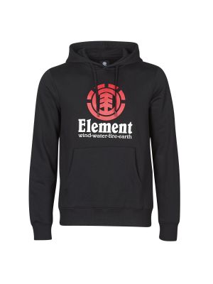 Kapucnis pulóver Element fekete