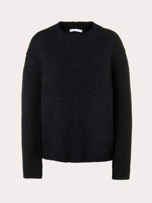 Jersey de lana de tela jersey Helmut Lang negro