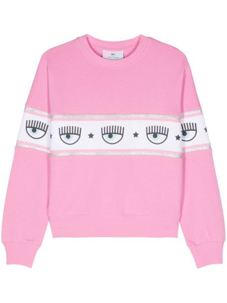 Medvilninis džemperis Chiara Ferragni rožinė