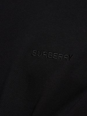Bavlněná mikina jersey Burberry černá