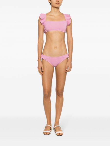 Bikini mit rüschen Clube Bossa pink