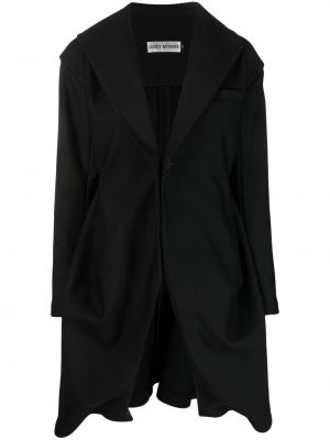Trench avec manches longues oversize Issey Miyake noir