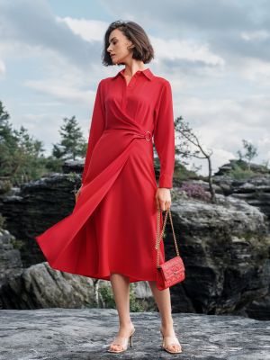 Obleka Orsay rdeča