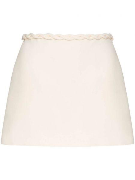 Hedvábné sukně Valentino Garavani bílé