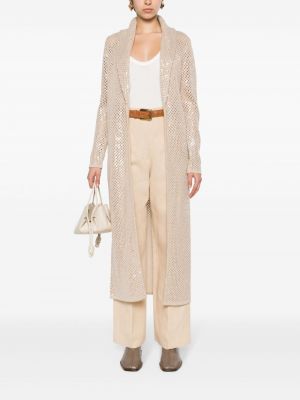 Kašmírový kabát Ralph Lauren Collection béžový