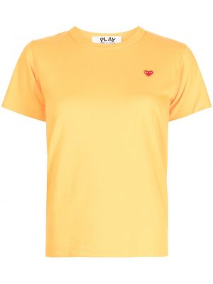 T-shirt Comme Des Garçons Play giallo