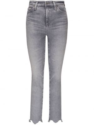 Skinny fit džínsy Ag Jeans sivá
