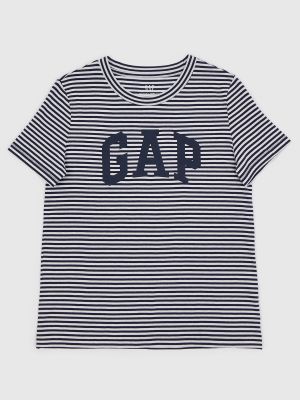 Ριγέ μπλούζα Gap γκρι